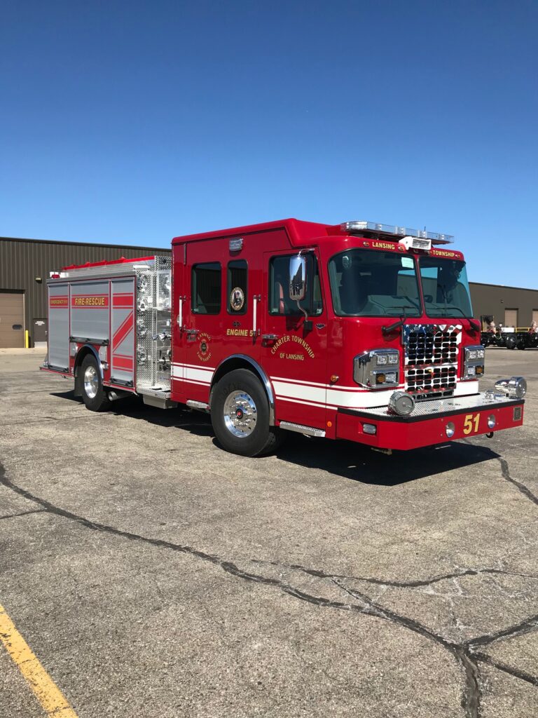 Lansing Twp. E51 Spartan Engine R&R Fire Truck Repair Inc