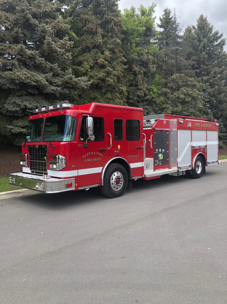 Alpena Twp. E1 Spartan Smeal Engine R&R Fire Truck Repair Inc