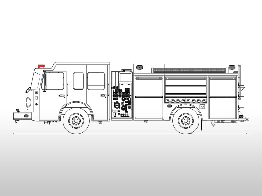 Spartan S-180 2108 Driver Side Pumper